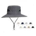 Outdoor Hiking Hat With Large Brim Sunscreen Visor