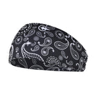 Sports Headband Features Paisley Patterns
