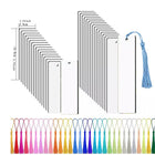 Rectangular Mdf Bookmark With Tassel