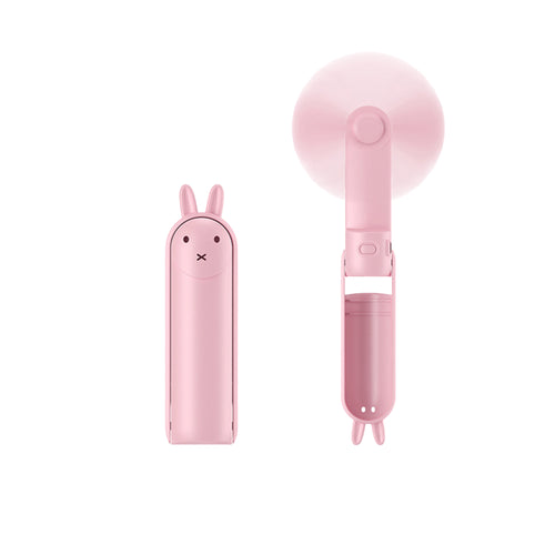 1200 Mah Rabbit Holding Folding Fan