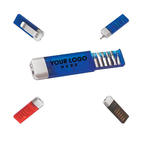 Mini Set Of Screwdrivers With LED Lights