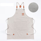 Waterproof Baking Shop Work Canvas Apron W/ Adjustable Strap