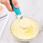Silicone Handle Hanging Hole Ice Cream Piller Spoon