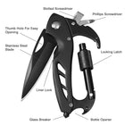 Multitool Carabiner with Pocket Knife