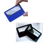 LED Magnifying Glass Card Light Lamp