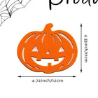 Felt Pumpkin Spider Web Coaster