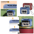 Creative Mini Tape Recorder Keychain
