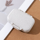 Portable 3-Grid Plastic Pill Box Seal Moisture-Proof