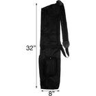 Black Lightweight Golf Bag with Cushioned Shoulder Strap