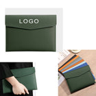 A7 Lichee Pattern Portfolio Envelope Case File Bags Document Holder with Snap Closure