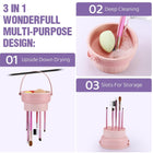 3" In 1 Silicone Makeup Brush Cleaner Bowl