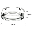 Clear Glass Exquisite Ashtray