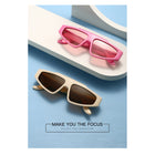 Retro Trendy Concave Shape Sunglasses