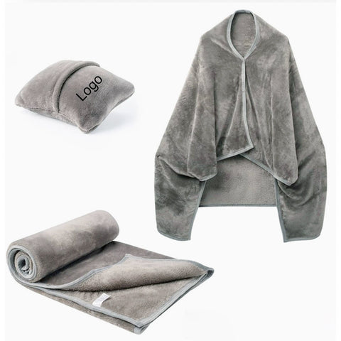 2-in-1 Unisex Foldable Coat Blanket