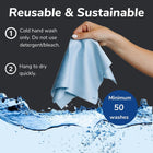 Full Color Custom Microfiber Clean Cloth W/ Clear Pvc Pouch