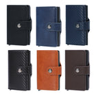 PU RFID-Blocking Auto Pop-up Wallet