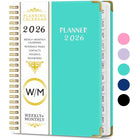 2026 A5 Spiral Calendar Notebook - English