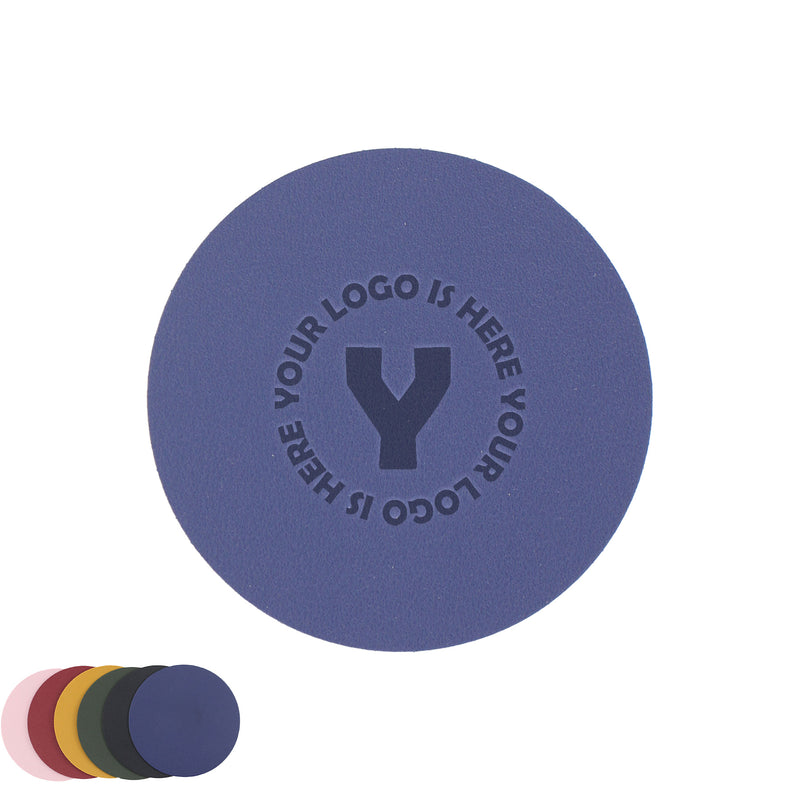 PU Leather Round Coaster