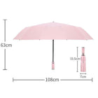 42" Fully Automatic 3-Fold Umbrella W/LED Flashlight