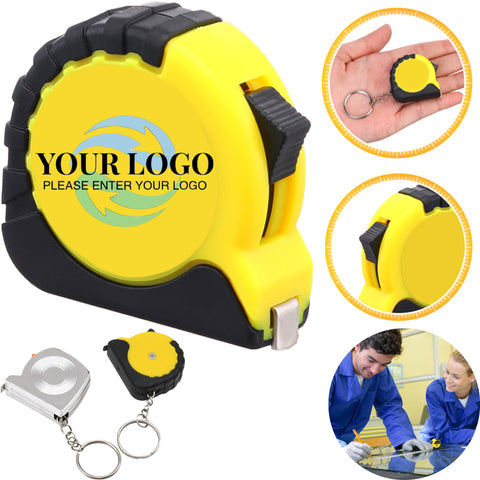 Custom Mini Tape Measure Keychains