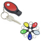 Led Flashlight Keychain With Whistle For Safety