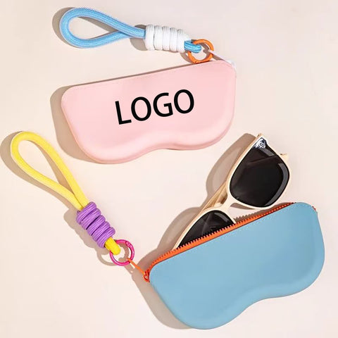 Silicone Dopamine Color-Block Eyeglass Case