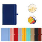A5 PU Leather Soft Cover Notebook With Elastic Strap