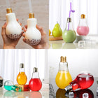 14 OZ Light Bulb Shaped Glass Bottle