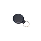 PU Leather Round Faux Keychain