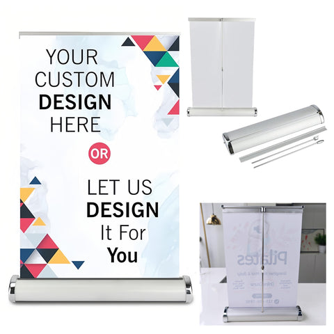 A3 Single Sided Table Top Retractable Banner Display