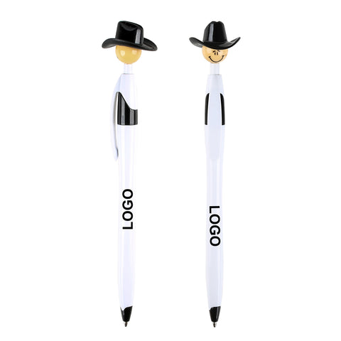 Smiley Face Cowboy Hat Pen