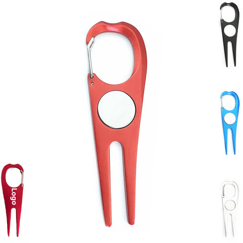 Golf Divot Tool With Ball Marker