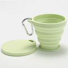 Silicone Collapsible Water Bottle with Lid & Hook