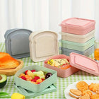 Wheat Straw Toast Shape Lunch Boxes