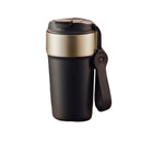 16.9 Oz Dual-Lid Car Thermos With Lanyard – Insulated & Leak-Proof