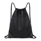 Drawstring Backpack with Front Zipper Pocket