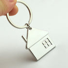 Metal Rotating House Keychain