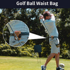 Personalized Leather Golf Ball Bag