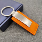 Alloy Leather Keychain