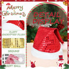 Colored Sequins Xmas Holiday Hat