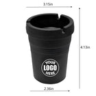 Black Smokeless Car Ashtray
