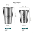 16 Ounce Stainless Steel Wine Glass With Lid And Straw