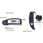 Food Thermometer With Foldable Probe