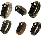 11 in 1 Survival Paracord Bracelet With LED Light
