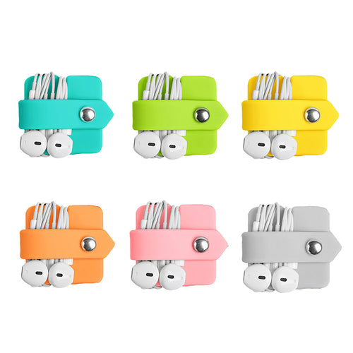 Creative Silicone Cable Organizer with Buckle