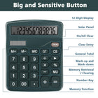 Solar Battery Dual Power Electronic Calculator