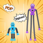 Robot Pop Tube Sensory Toy With Suction Base