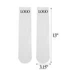 Polyester Summer Solid Color White Socks