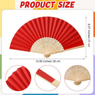 Full Color Custom Handheld Bamboo Paper Folding Fans