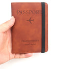 PU Leather RFID Blocking Passport Holder Cover Wallet